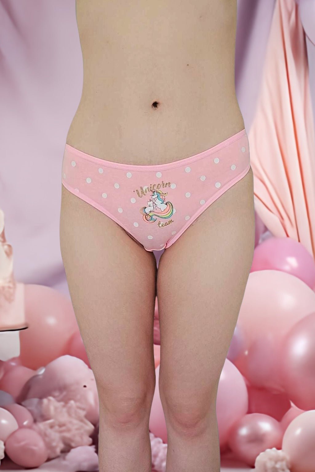 culotte licorne rose